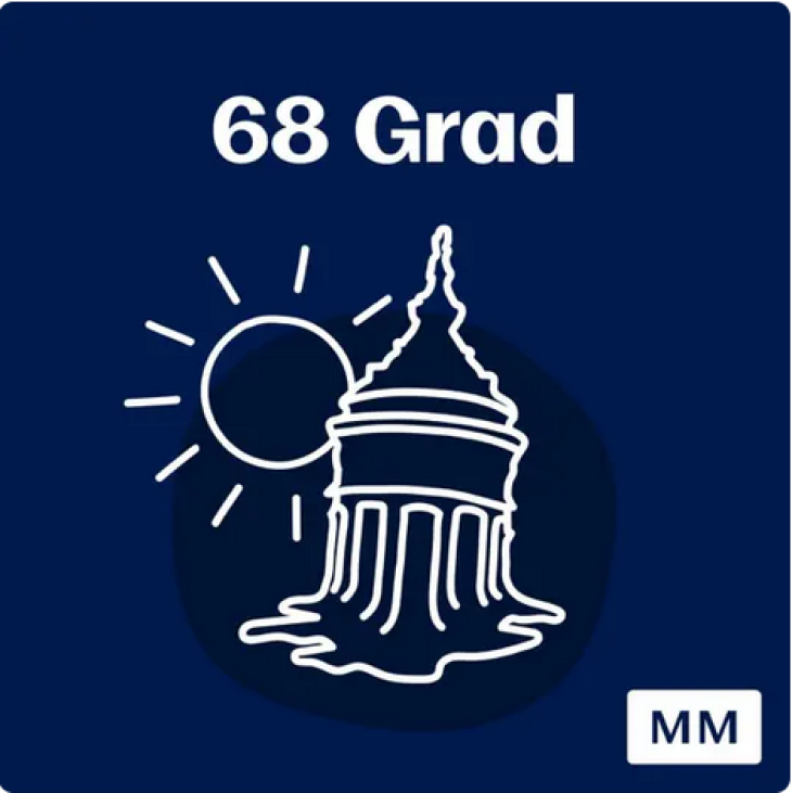 68 Grad - Der Klima-Podcast für Mannheim (Mannheimer Morgen)_Logo