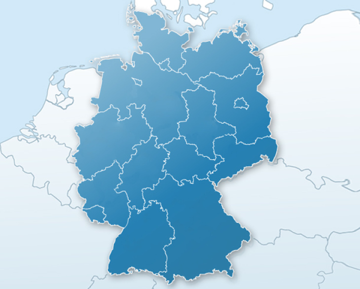 News Deutschlandkarte