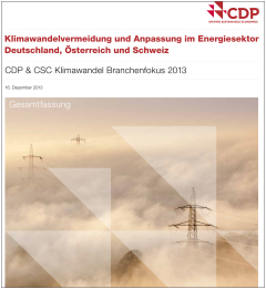 CDP CSC Energiesektorstudie Cover